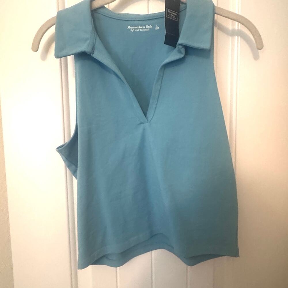 Abercrombie & Fitch Light Blue Tank Top